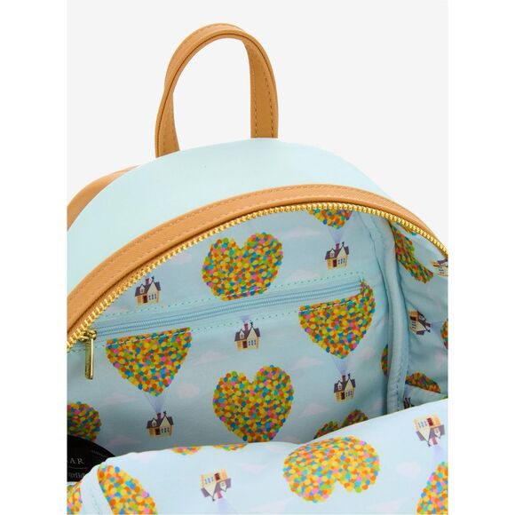 Loungefly Disney Pixar Up Russell Heart Balloons Mini Backpack - Picture 5 of 5